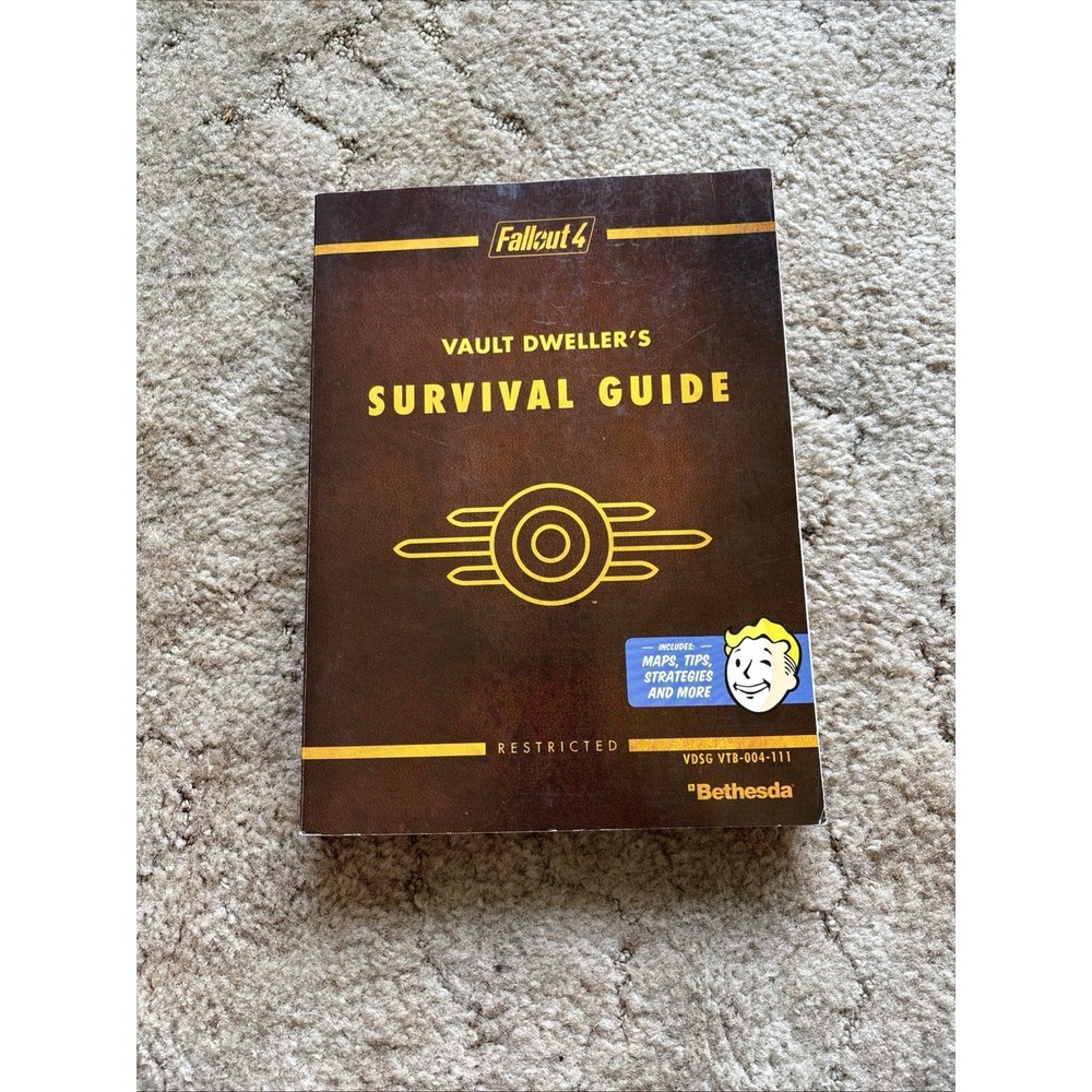 Fallout 4 Vault Dwellers Survival Guide Prima Official Game Strategy Book Map